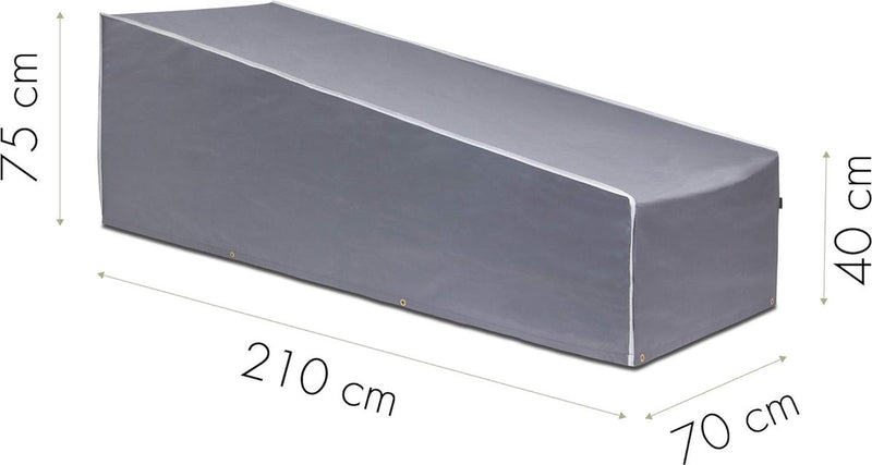 Beschermhoes voor ligstoelen, afdekking voor tuinstoelen en relaxstoelen, Oxford-weefsel, weerbestendig, waterdicht, uv-bescherming