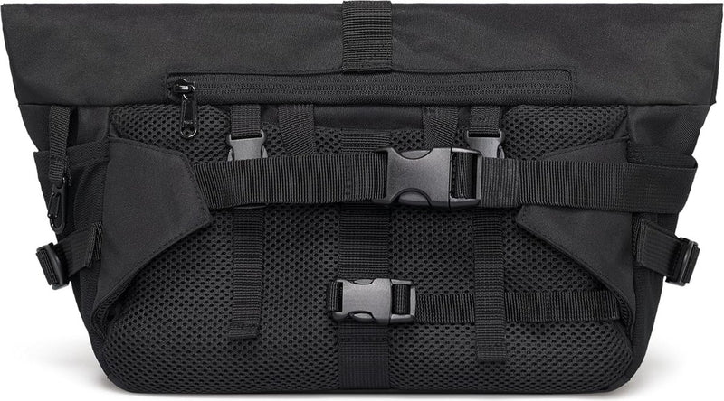 Stuurtas Zwart - 2 in 1 Fietstas & Schoudertas - Bikepacking Tas voor Voorstuur met Reflectie - Waterafstotend