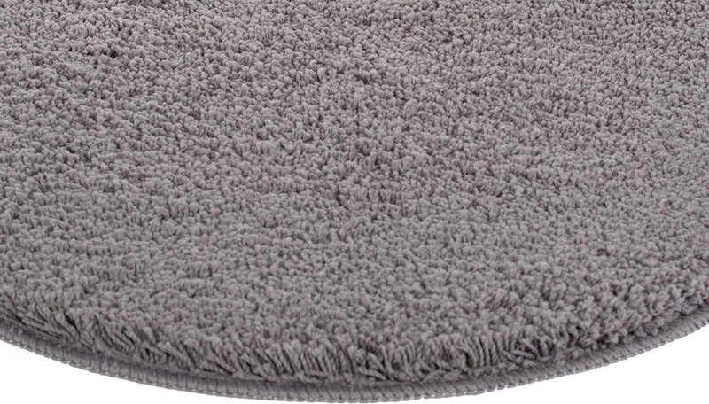 Badmat Ø 60 cm badmat badmat rond grijs