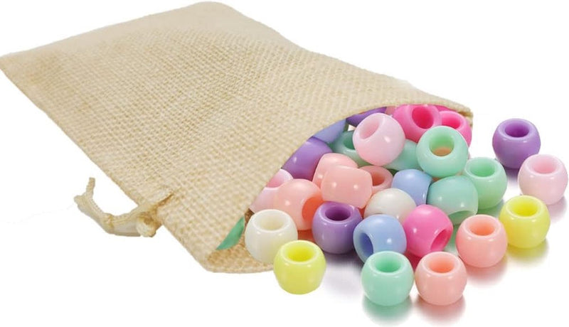 30 stuks linnen jutezakken met trekkoord, jute geschenkzakjes, jute zakjes, 10x14cm, voor bruiloftsfeest, Kerstmis en doe-het-zelf knutselen