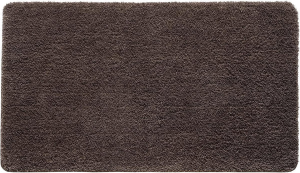 Vloerkleed, badmat, antislip, absorberend, voor woonkamer, slaapkamer, badkamer, 70 x 120 cm, bruin