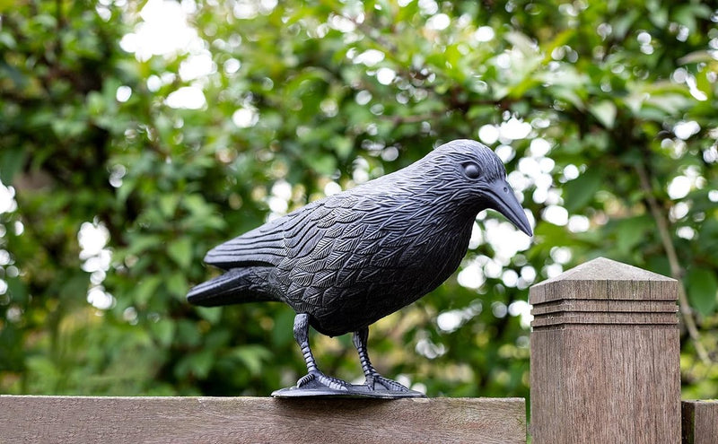 Duivenverschrikker raaf kraaien afweer van kleine vogels en duiven vogelverschrikker diervriendelijke afschrikking ca. 36 cm