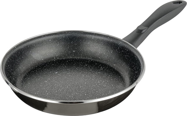 Antiaanbakpan, koekenpan geschikt voor ochenfelder, inductie, gas en E ale Klektro, pan van aluminium, diameter 26 cm, zwart