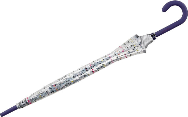 Paraplu lange AC-koepelvormige koperen strepen, terrazzo.