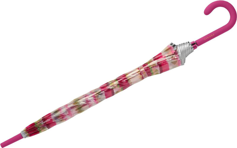 Paraplu Long AC Domeshape Copper Stripes, kaleidoscoop, paraplu automatisch