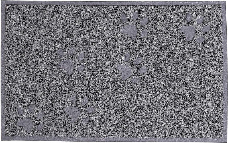 Mat voor kattentoilet kattenbakmat kattenbakmat, (L) 60x90 cm grijs