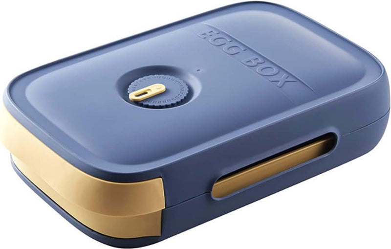 Eierhouder, eierbewaardoos, eierbox met lade, stapelbare eierhouder, automatische eierbox, multifunctionele eierbox voor koelkast, keuken