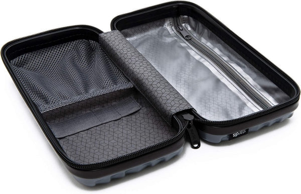 Cosmetische tas harde schaal toilettas hardcase dames heren toilettas in koffervorm flight-beautycase waterdicht mini-koffer look waszak voor vrouwen, mannen, kinderen