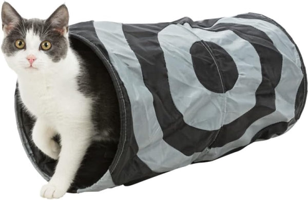 Polyester diverse kleuren Speeltunnel voor kat, diameter 50 x 25 cm