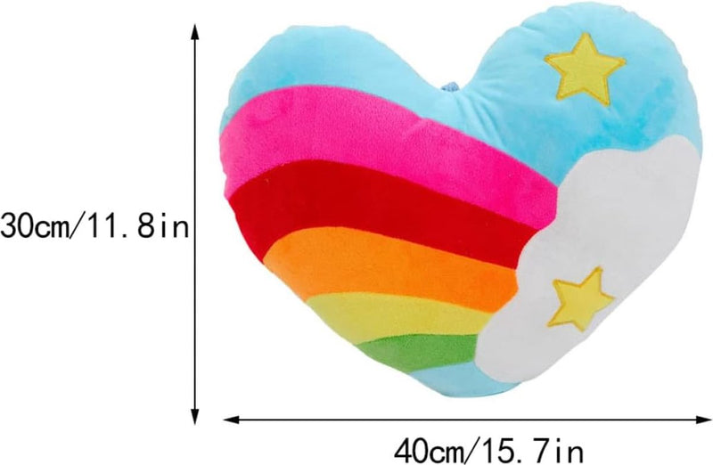 stoffen kussen hart willekeurig chique kussen woondecoratie sprei zacht cadeau decoratieve ster regenboog kamer omarmd kussen pluche Valentijnsdag voor