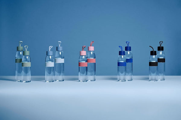 Drinkfles Ellipse Nordic Pink, inhoud 700 ml, ook voor koolzuurhoudende dranken, onbreekbaar materiaal, lekvrij, vaatwasmachinebestendig