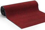 Vloerloper, 90 x 300 cm, antislip, voetmat, vuilloper met antislip achterkant, vuilmat, ingangsmat, deurmat, tapijtloper voor ruimtes, gangen, entrees, rood