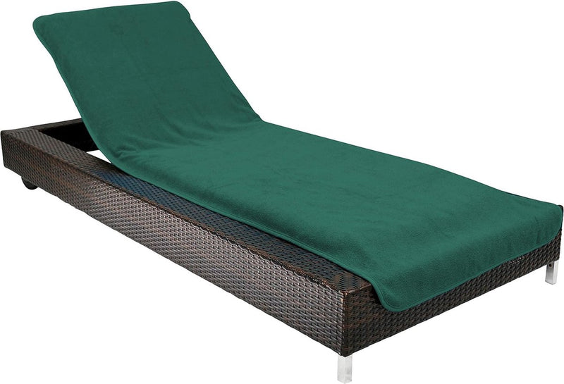 Beschermhoes voor tuinligstoel, strandligstoelkussen, badstof hoes, 100% katoen, ca. 75x200cm.