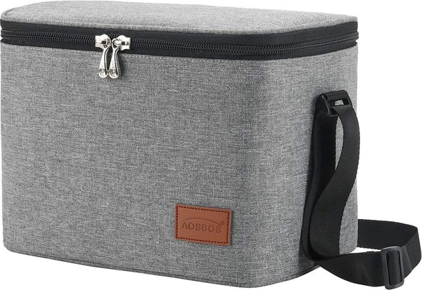 Kleine koeler/isolatie-tas, lichte lunch-tas voor het werk, school, opvouwbaar, met waterdichte ritssluiting, m