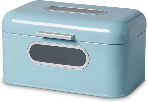 Retro-broodtrommel, lichtblauw, small