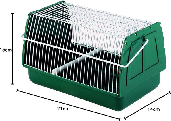 transportbox voor kleine dieren, 21 x 15 x 14 cm