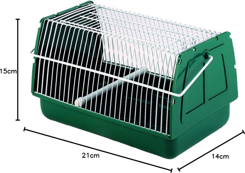 transportbox voor kleine dieren, 21 x 15 x 14 cm