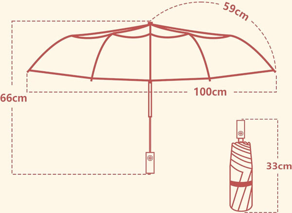 Paraplu zakparaplu, stormbestendig, zakparaplu, ribben, windbestendig, storm, zakparaplu, paraplu voor heren en dames, klein, licht, compact