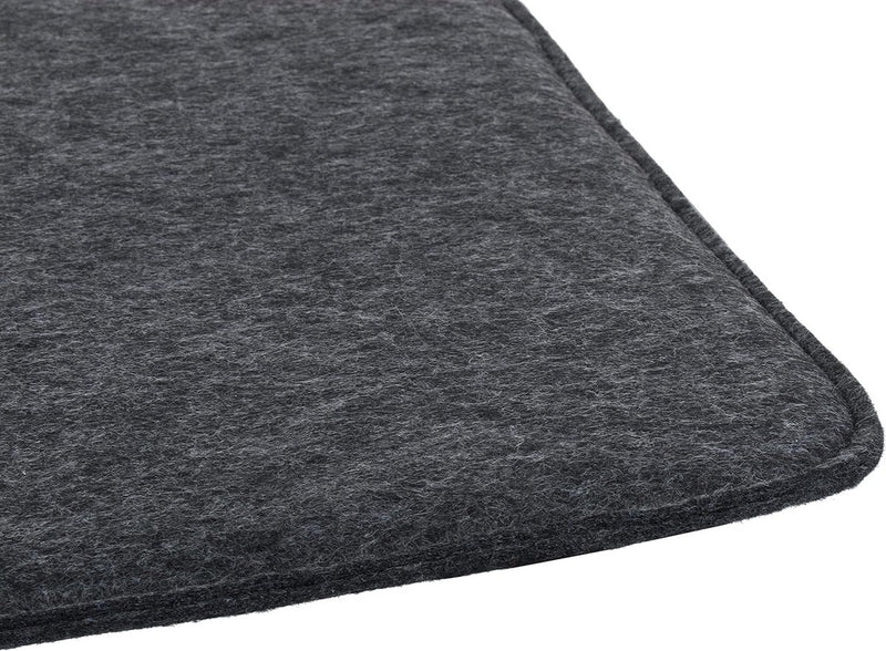 Bankkussen vilt ca. 118x38x2 cm bankkussen indoor/outdoor kussen antraciet