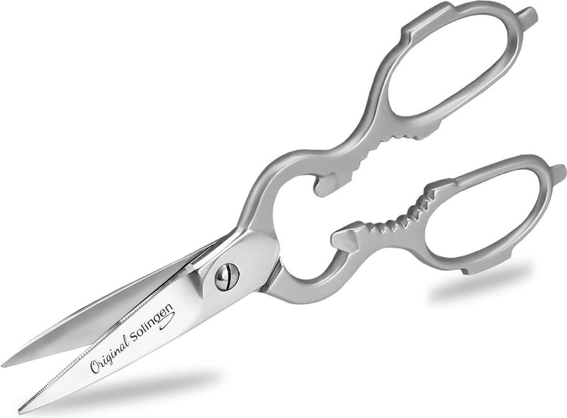 keukenschaar van huishoudschaar met scherpe en nauwkeurige snit, multifunctionele schaar met eenzijdige microvertanding, universele schaar van roestvrij staal, 20 cm