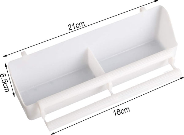 5 stuks kunststof vogelbakken, vogelkooi, waterbak, vogelkooi, vogelkooi om op te hangen