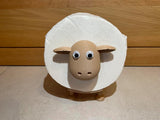 Leuke schaap vervangende rolhouder een functionele blikvanger voor je badkamer (bruin)