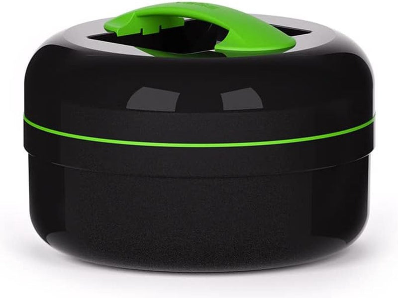 Proterm broodtrommel, zwart-groen, 1,5 l