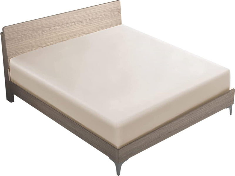 Hoeslaken 120x200x30, microvezel het hele jaar door beige