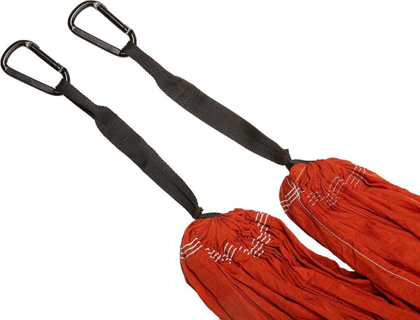 Hammock - hangmat outdoor tot 150 kg, reishangmat licht en compact met boombeschermer - Roiboos Tea (bruin)