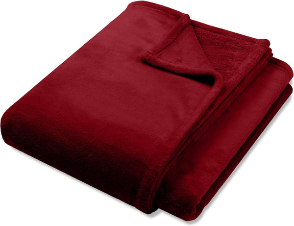 Deken Extra Knuffelig en Pluizig Ca. 150 x 200 cm Bourgondië