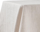 Tafelkleed linnen | linnen tafelkleed van 100% linnen stof | tafelkleed boho tafeldecoratie modern voor eettafel | natuur beige 140 x 220 cm