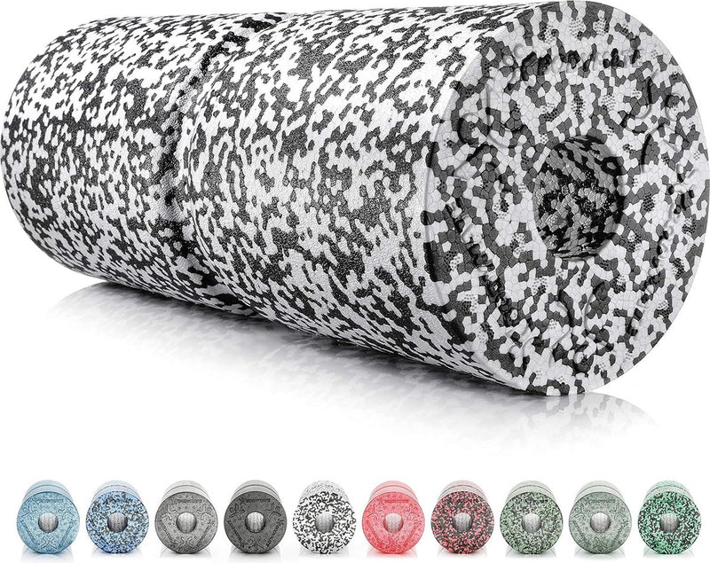 Fasciaroller, verzorging, medium hard met omlopende groef, voor ontlasting van de wervelkolom, 35 x 14 cm