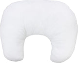 Baby voedingskussen klein met katoenen overtrek, kleur: haas/uil