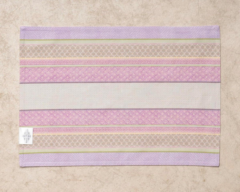 Placemats van 100% katoen, set van 4, 33 cm x 48 cm, decoratieve, wasbare paasplacemats voor diners, bruiloften, magnolia-ochtend - lente/zomer