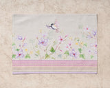 Placemats van 100% katoen, set van 4, 33 cm x 48 cm, decoratieve, wasbare paasplacemats voor diners, bruiloften, magnolia-ochtend - lente/zomer