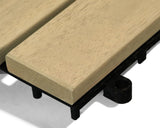 10 x 30 cm acaciahouten vloertegels 30 cm x 30 cm weerbestendig eenvoudig te leggen lichtbeige