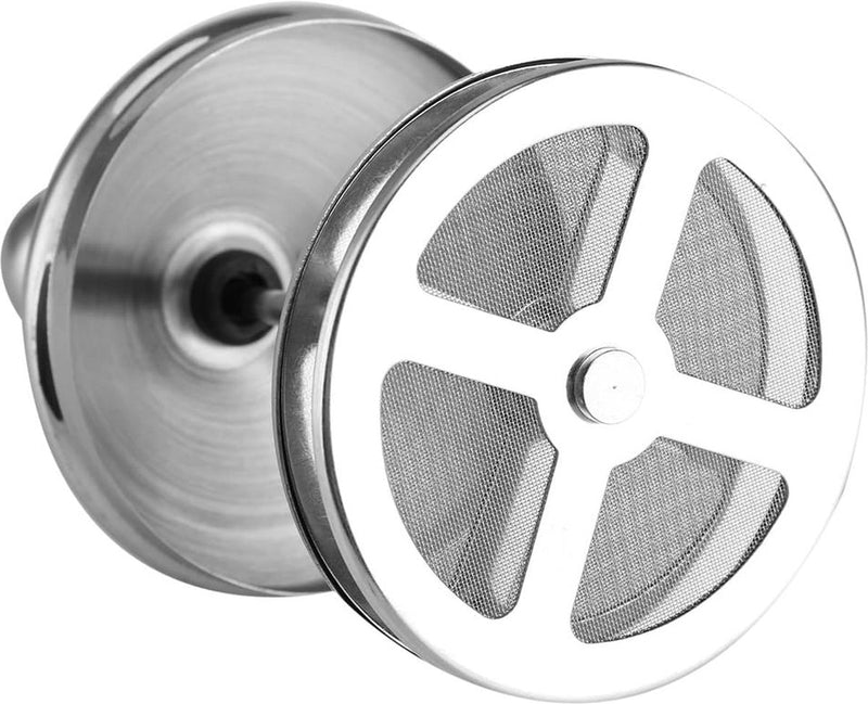 melkopschuimer 400 ml / 800 ml roestvrij staal handschuimer voor handmatige melkopstelling, schuim mengkraan met twee mazen, ideaal voor koffie, latte, warme chocoladekoffie, cappuccino, opschuimer, 800ml