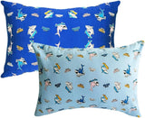 Kinderkussenhoes, 2 stuks, 100% katoenen babykussensloop, 40 x 60 cm kussensloop, zacht, ademend voor jongens en meisjes, beddengoed, babykussensloop met envelop