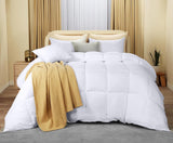 200 x 220 cm, microvezeldekbed voor comfort het hele jaar door, extreem zacht dekbed (wit)