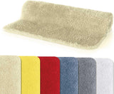 Badmat, badmat, douchemat, Fino, superzacht, hoogpolig, wasbaar, antislip, badmat, 50 x 80 cm - beige