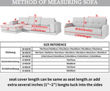 Bankhoes, bankovertrek, 1/2/3/4-zits, L-vorm, hoekbank, universele antislip bankovertrek, solide dikke gestructureerde bankbeschermer voor woonkamer