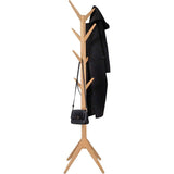 Rootz Kledingrek - Kledingkaststandaard - Kledinghouder - Kledinghanger - Kledingorganisator - Outfit-display - Kapstok - Naturel - 180 cm hoogte x 43 cm x 43 cm basis