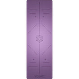 YOGATI – milieuvriendelijke yogamat - TPE, non-slip en dikke yogamat. Yoga Matten met Body Alignment Lines. Perfect Pilates Mat voor workout oefening, Gym en Fitness.