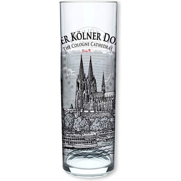 Kölschglas | 6-pack van elk 0,2 ml | Keulse Dom illustratie | bierglazen, Kölner-stangen, drinkglazen