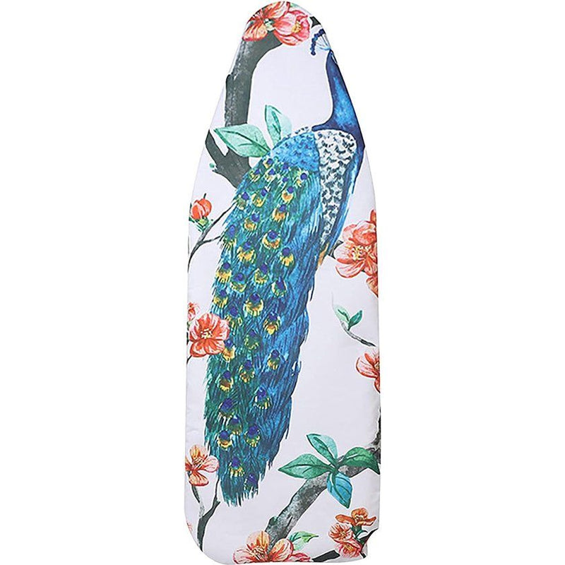 Strijkplankovertrek, extra dikke klassieke katoenen overtrek met elastisch elastiek, extra stoomdoorlatende strijkplankovertrek voor stoomstrijkijzers, 140 x 50 cm (stijl C)