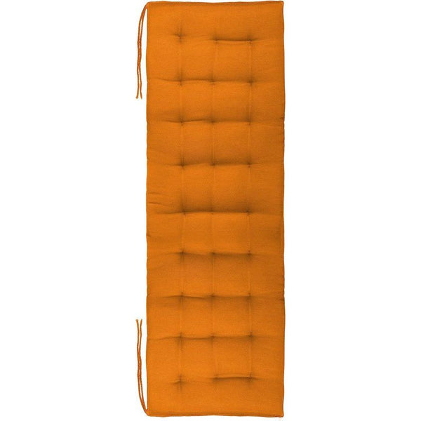 Bankkussen, outdoor/indoor, 27 stiksels, ca. 140 x 40 x 4 cm, oranje
