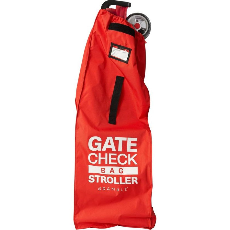 Transporttas kinderwagen (rood, klein) - reistas/beschermhoes vliegtuig - buggytas 120 x 37cm