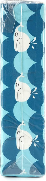 Zitverhoging voor baby's, draagbaar zitkussen, design voor kinderen, blauw/wit