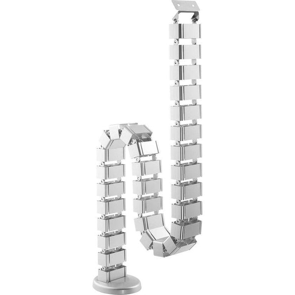 Universeel kabelbeheer voor in hoogte verstelbaar bureau Kabelbeheersysteem Lengte 128 cm Flexibele wervelkolom Kabelgoot Kabelgeleider