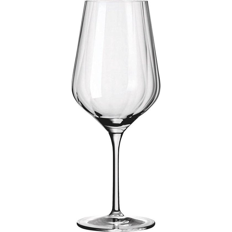 set rode wijn- en waterglas, serie sterslijping, 12 stuks voor 500 ml, stijlvol Made in Germany, transparant